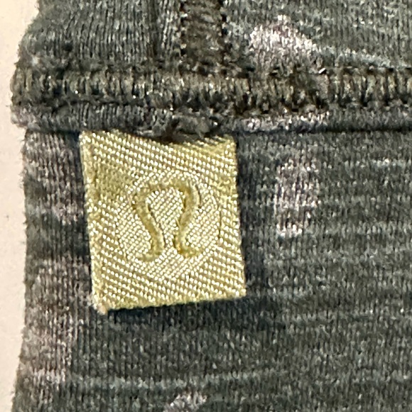 Lululemon Power Pivot Tank Crop Tough Heathered Black Asphalt Grey Size 8 - Picture 3 of 16